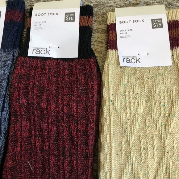 Nordstrom Rack Unisex 3 Piece Sock Bundle - Picture 3 of 3